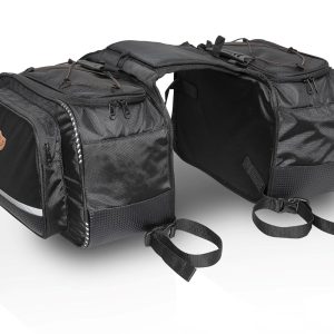 GUARDIANGEARS Mustang 50Ltrs Saddlebags with Waterproof Rain Cover for All Motorcycles with a Straight Exhaust. from 100CC to 1000CC
